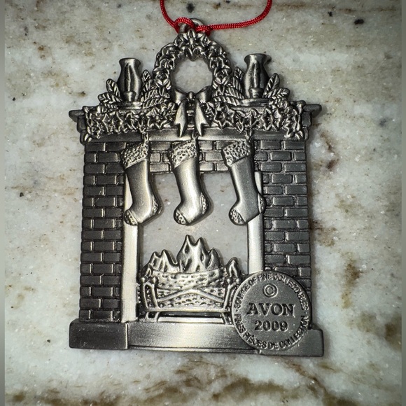 Avon Pewter Christmas Ornaments x 6 - Picture 5 of 14